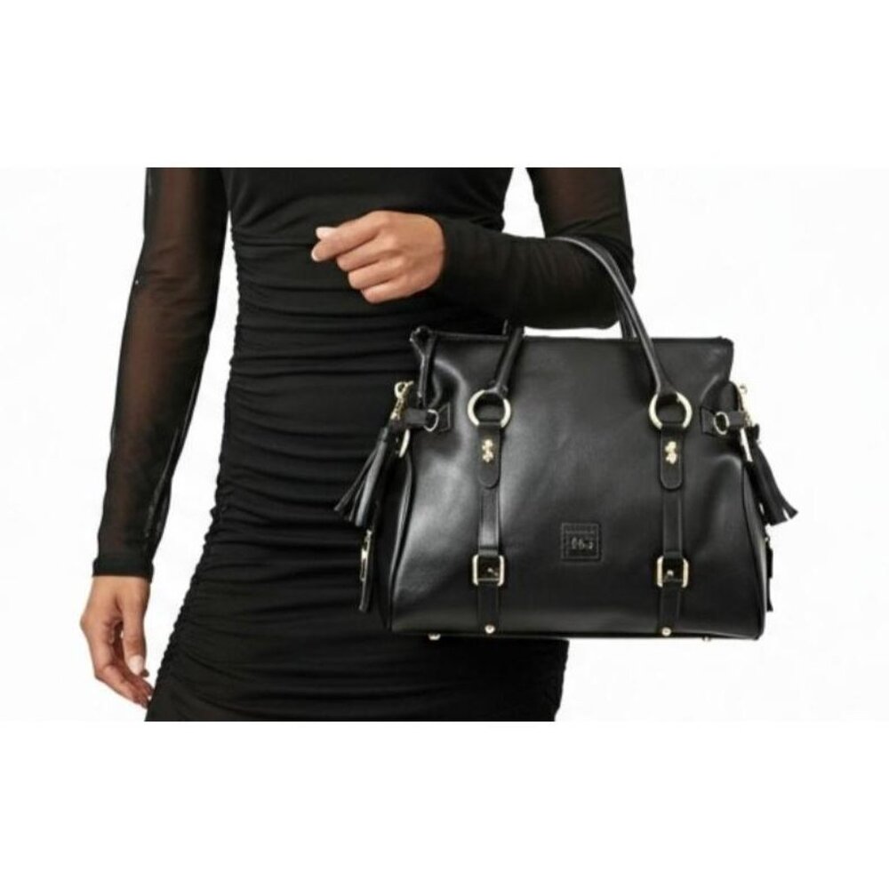Dooney & Bourke Black/Black Mini Florentine Satchel